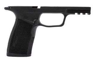 Sig P365 X-Macro standard black grip module with accessory rail.